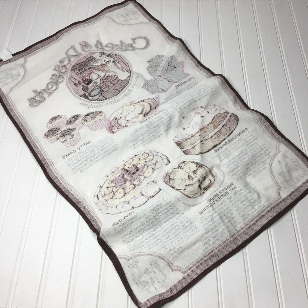 Vintage Cakes & Desserts Australian Wall Hanging - Picture 5 of 6